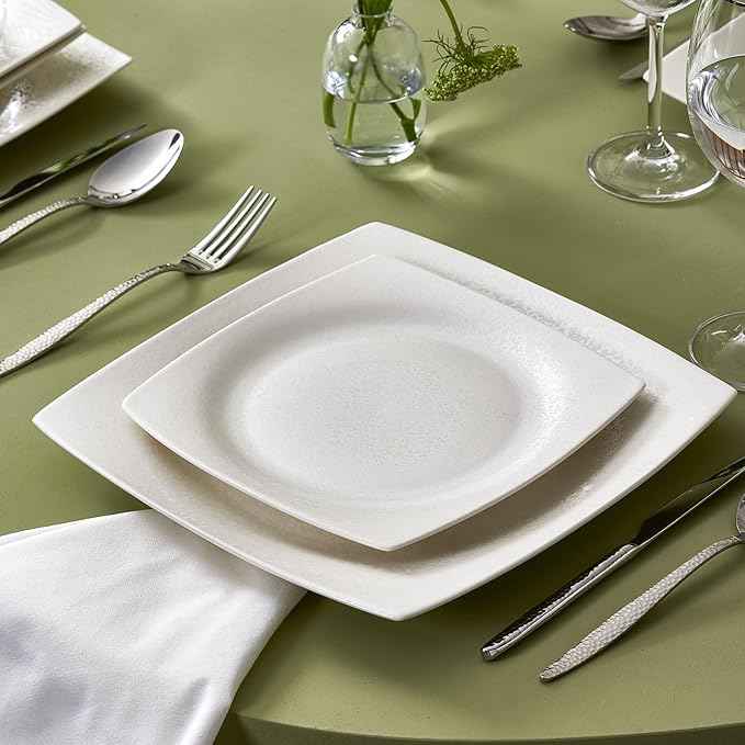Karaca New Flava 24 Piece Porcelain Dinnerware Set for 6 People, Elegant Porcelain Dishware with Dinner, Pasta, Side Plates, Bowls, Kitchen Essentials Durable, Resistant, Ideal for Dinner Serving