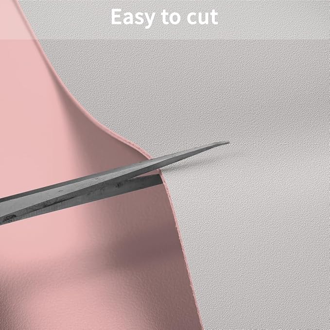 Desk Pad Mat - 24x60 Inch Waterproof Easy to Clean Can Conceal Flaws Protector The Table Top from Scratches Used for Coffee Table Office Table Dresser(Pink+Silvery 24x60)