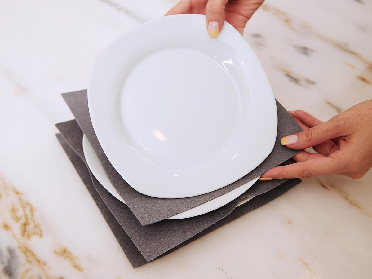 Covermates Keepsakes Felt Dividers for Dish Storage Set, Scratch & Breakage Protection, China Storage, Various