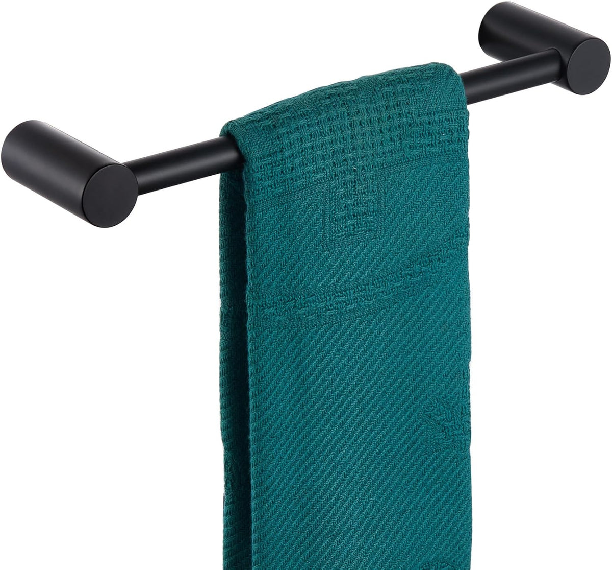 KOKOSIRI Towel Bars Matte Black 12-Inch Hand Towel Holder for Bathroom Wall Rack T-304 Stainless Steel Bathroom Accessories Wall Mounted, B4007BK-L12