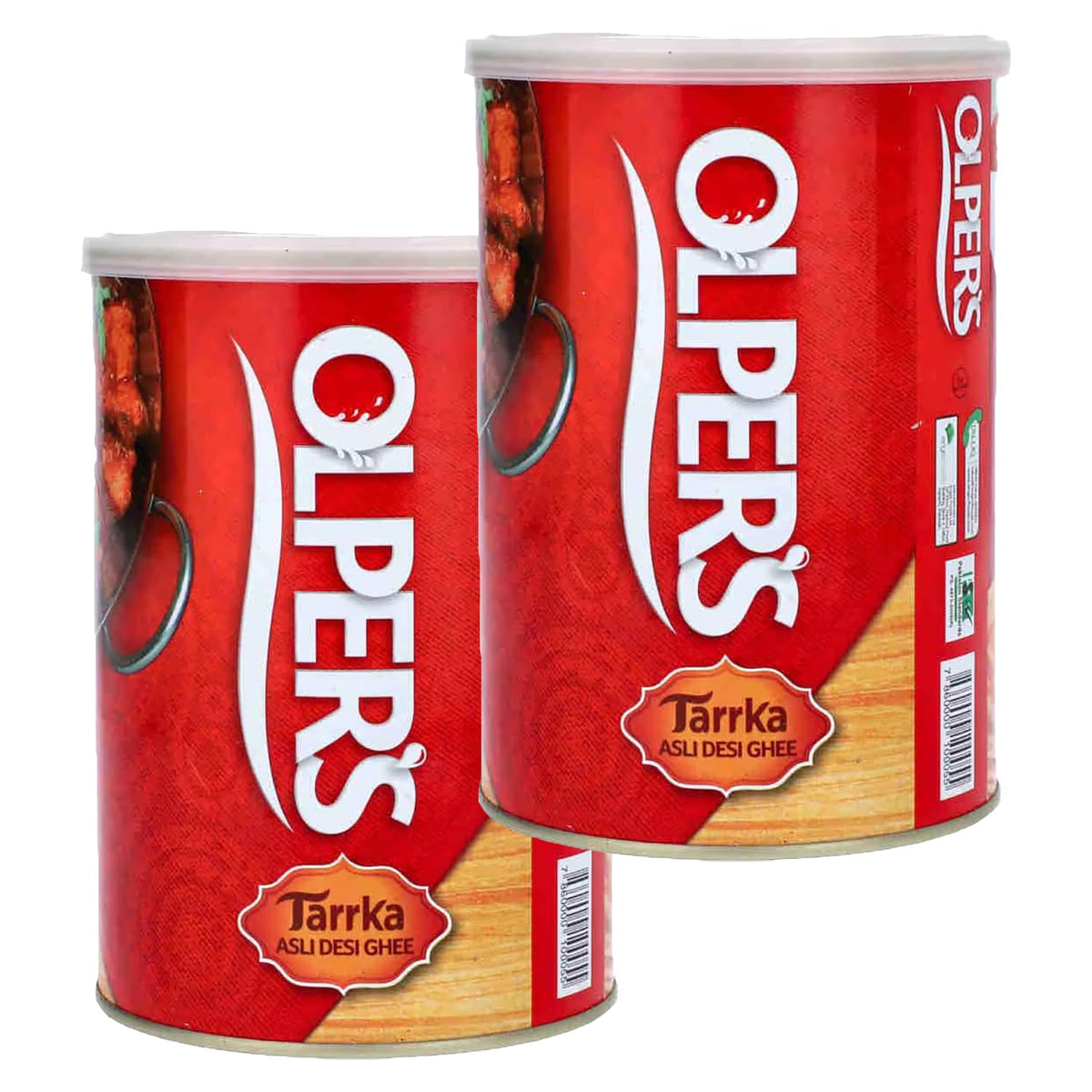 Olper's Tarrka Asli Desi Ghee 1 kg (35.27 Oz) | Pack of 2 | Authentic Clarified Butter | Ideal for Sautéing, Roasting, Baking and Curries