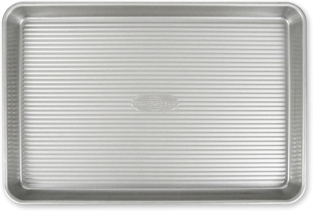 USA Pan Bakeware Nonstick Jelly Roll Baking Sheet Pan, Aluminized Steel (Pack of 6)