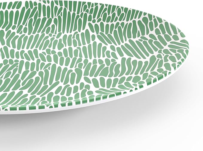 TervisHome Melamine Dinner Plates - Set of 4 | Enchanted Garden Collection | Durable Stoneware-like Quality, Dishwasher Safe, Perfect for Indoor and Outdoor Use