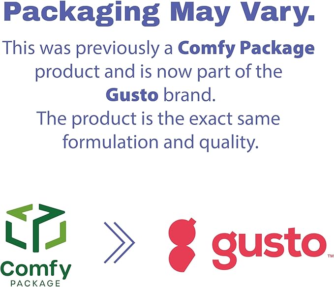 GUSTO [28 oz - 50 Count 2-Compartment Meal Prep Containers with Lids – Reusable, Microwaveable, Dishwasher & Freezer Safe, BPA-Free Food Storage Boxes for Portion Control (Formerly Comfy Package)