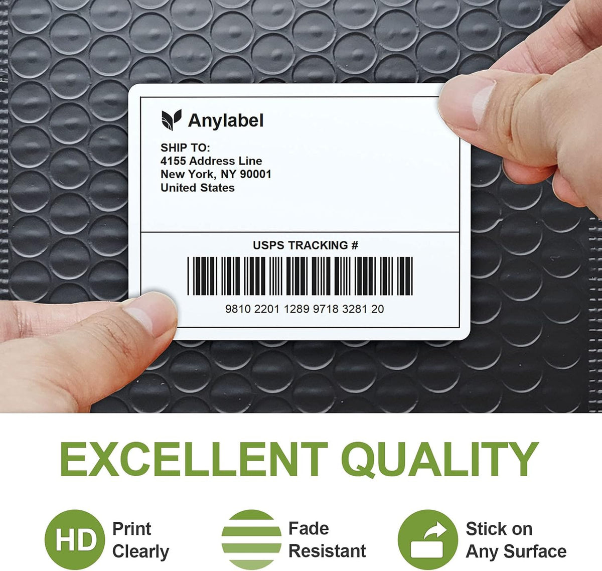 4" x 3" Direct Thermal Labels, Thermal Printer Labels for Shipping Address Barcodes, Thermal Stickers Compatible with Zebra, Rollo, Munbyn Thermal Labels Printers (12 Rolls, 500 Labels/Roll)