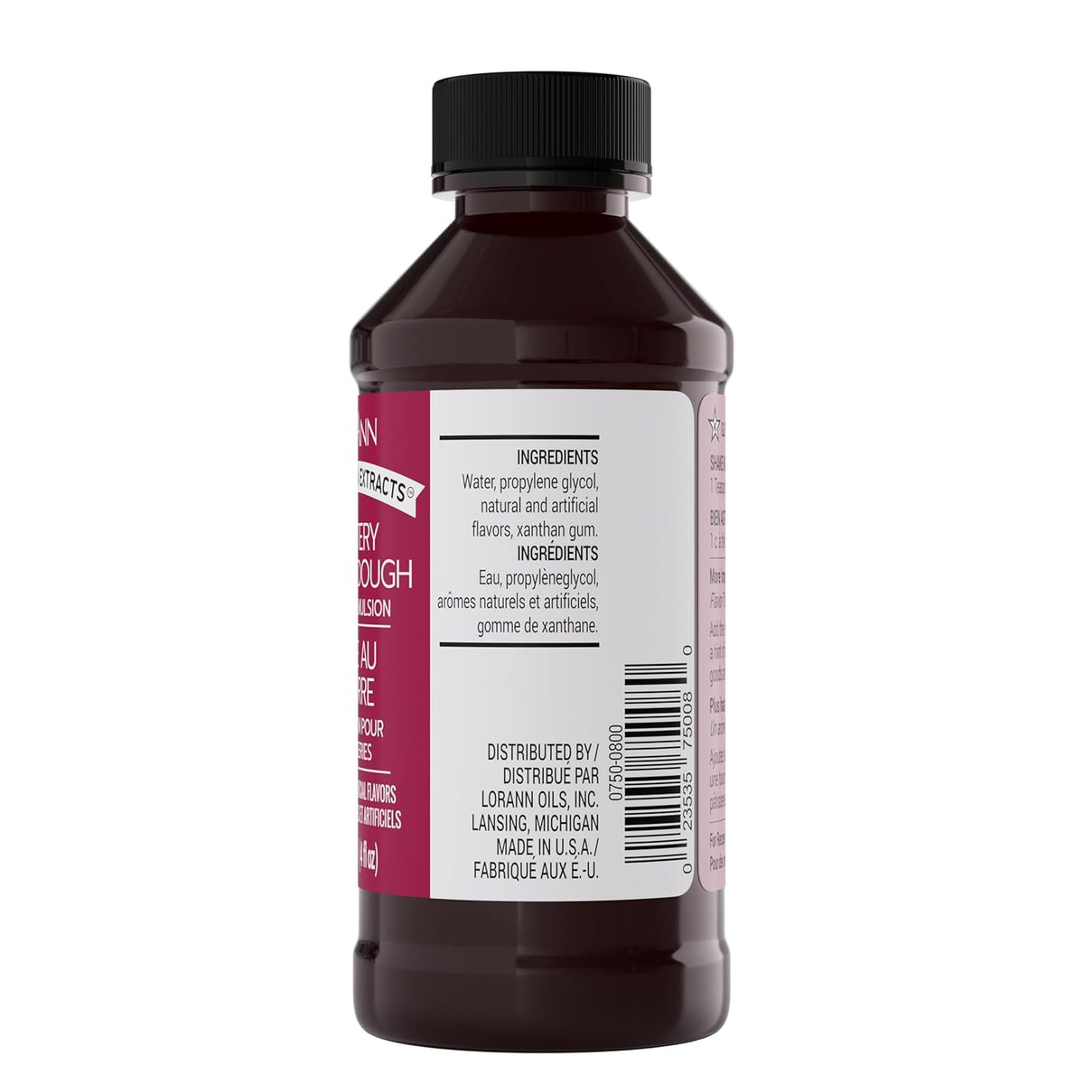 LorAnn Oils Buttery Sweet Dough Bakery Emulsion: Authentic Taste, Ideal for Amplifying Sweet Bready Notes in Baked Goods, Gluten-Free, Keto-Friendly, Essential for Your Kitchen, 4 Oz