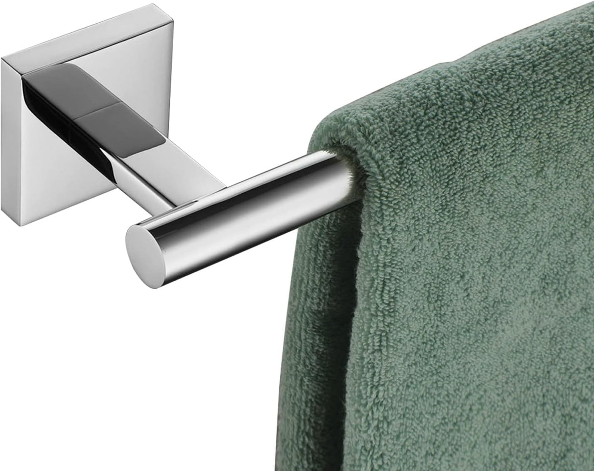 KOKOSIRI Hand Towel Bar 12 Inch Bathroom Towel Holder for Bath Kitchen Toilet Cabinet Chrome Stainless Steel B4005CH-L12
