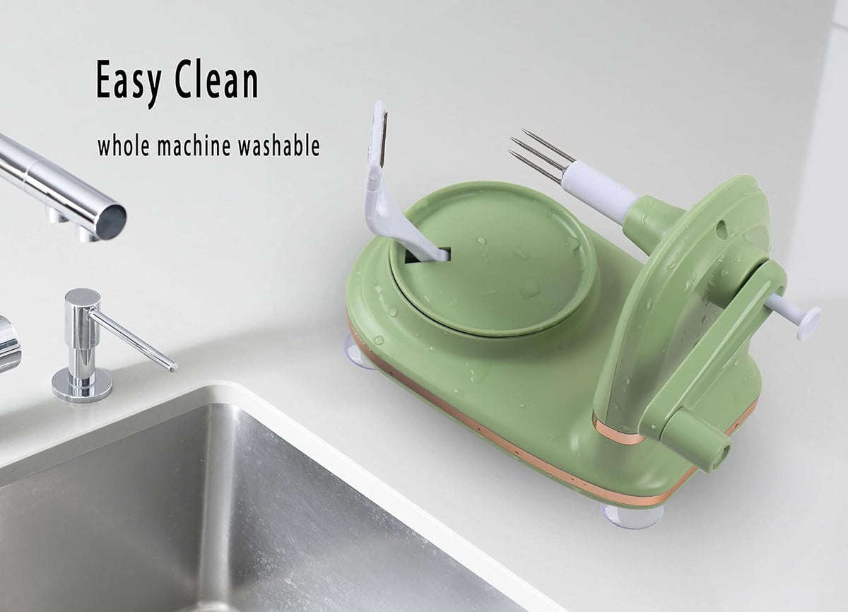 Apple Peeler with 2 Blades Replacements, Apple Pealer Slicer & Corer for Home Kitchen Quick Applesauce Pie Making