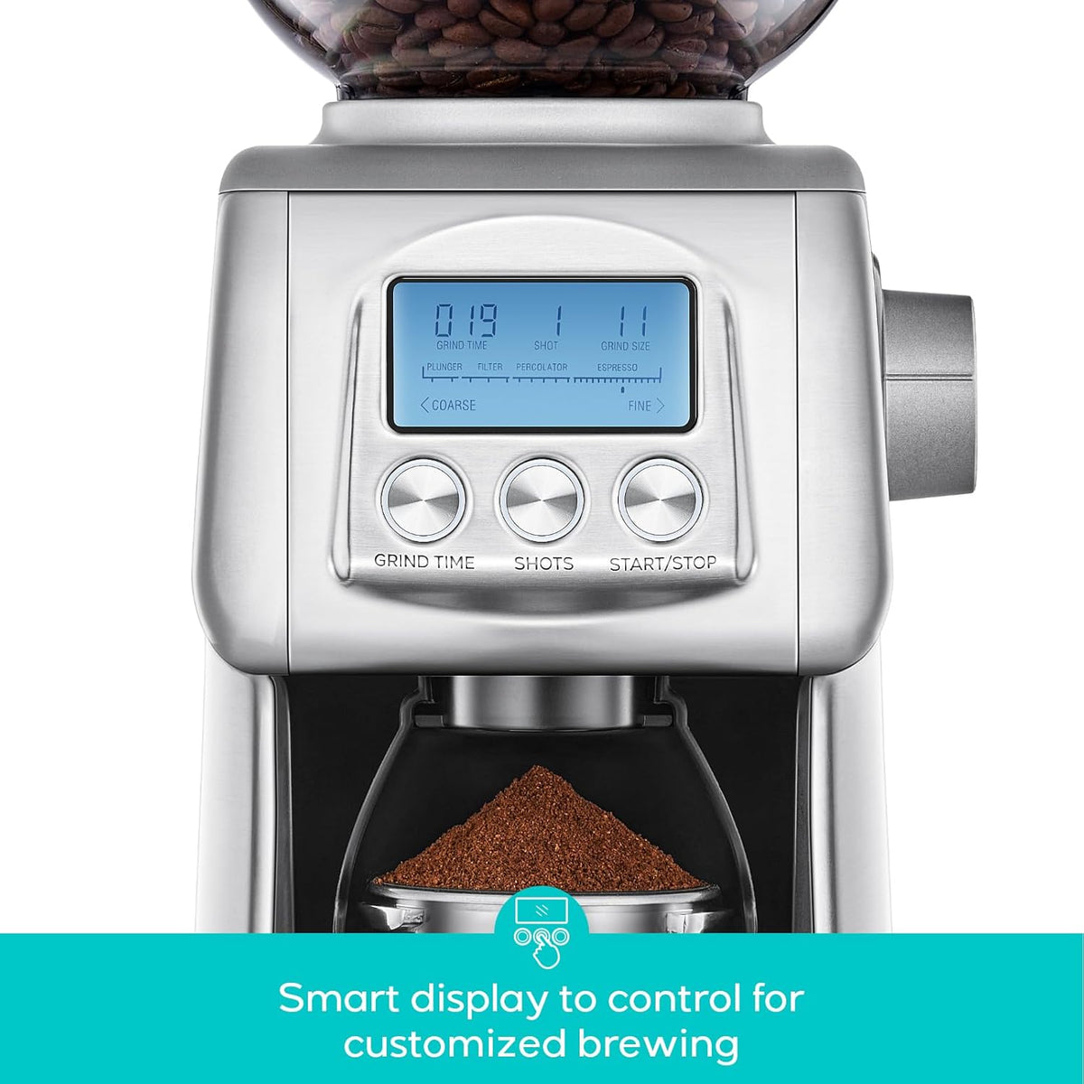 CASABREWS Tornado Electric Conical Burr Coffee Grinder, 77 Precision Grind Settings for Espresso to French Press, Special for Barista and Coffee Lovers