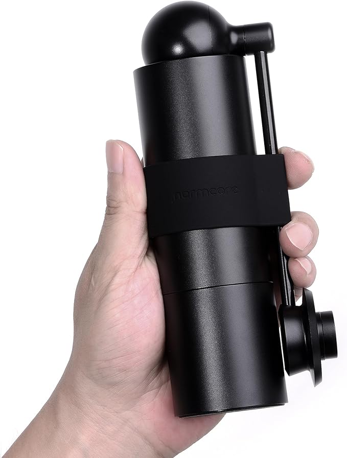 Normcore Manual Coffee Grinder V3, Hand Coffee Grinder with 46mm Contemporary Conical Burr, Internal Adjustable Setting, Double Bearing Positioning, Portable Coffee Grinder with Carrying Case