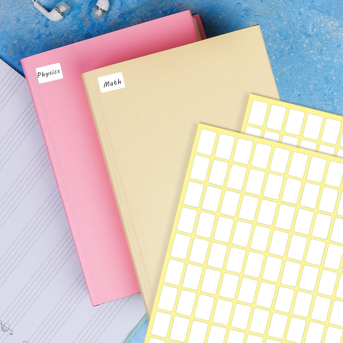 Sliverdew White Labels Stickers, 3300 Pack Small 0.5" x 0.75", Removable Blank Labels for School, Office, Kitchen, 110 Labels per Sheet, Paper, Rectangular, 3300pcs