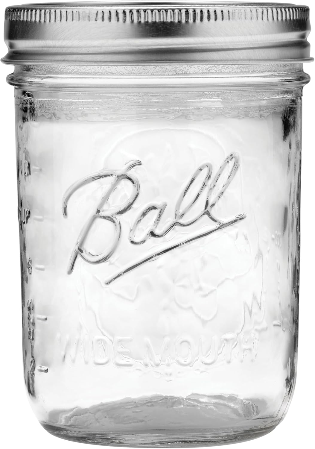 Ball Wide Mouth Glass Mason Jars with Lids and Bands, Used for Canning, Pickling, Juice, Jam, Jelly, Pint Size 16 Ounce (Pack of 36)