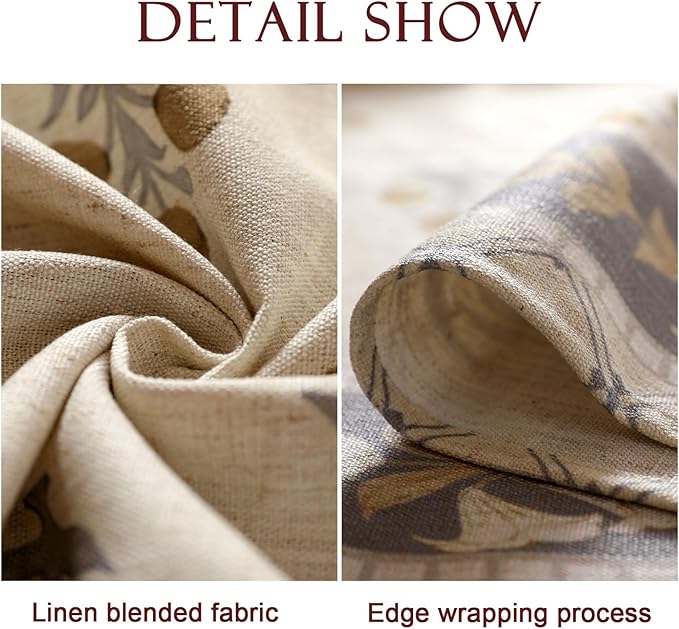 patdrea Designer Small Beige Square Tablecloth,Vintage Linen with Yellow Floral Elegant Tablecloths,Decor Table Cover Cloth for Kitchen Dining Christmas,Party,Thanksgiving,55"x55"-Istana a