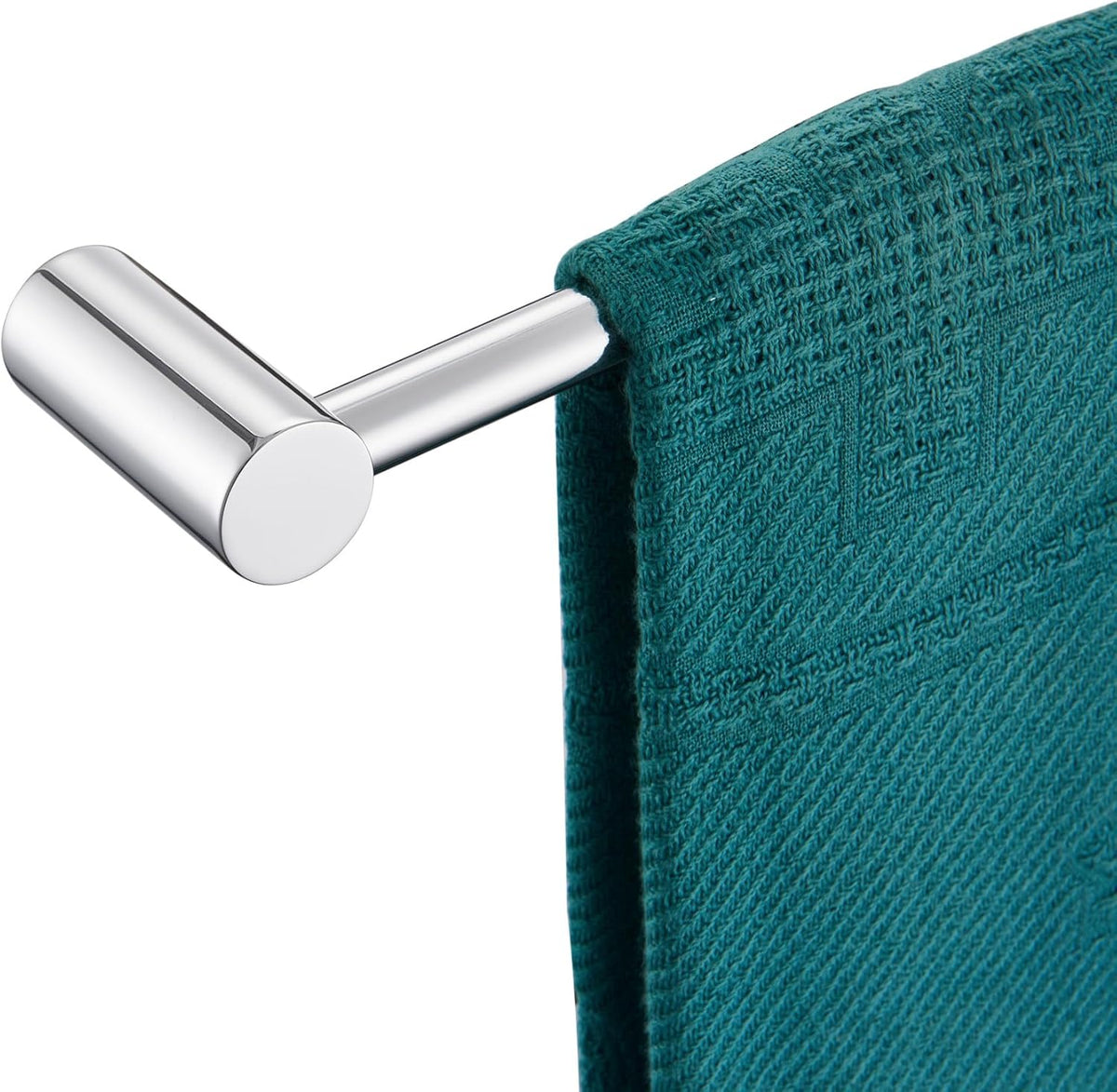 KOKOSIRI Towel Rack Chrome 24-Inch Towel Bar for Bathroom Wall Mount Single Rod Bathroom Lavatory Accessories Polished Stainless Steel, B4007CH-L24