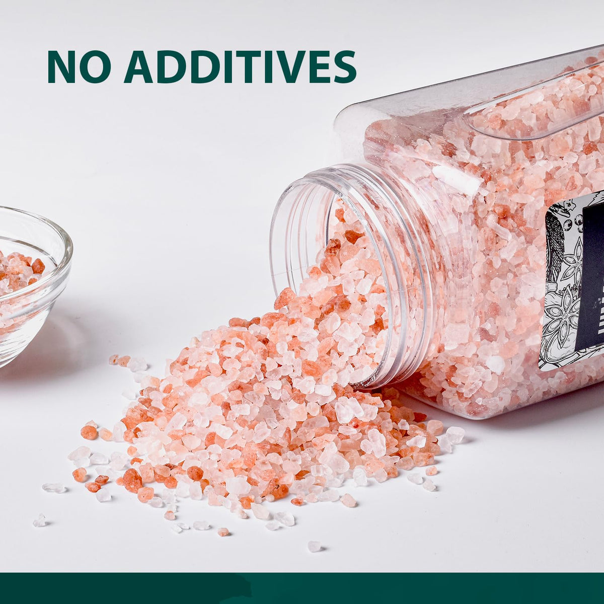 Soeos Himalayan Salt - Coarse Grain, 20 oz, Himalayan Pink Salt, Pure Rock Salt for Grinders and Salt Mills, Kosher & Natural Certified, Healthy