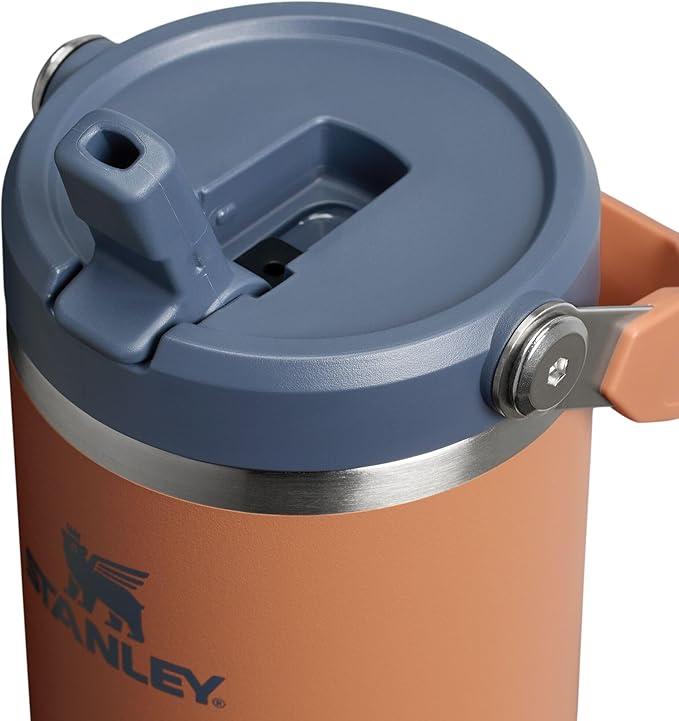 Stanley IceFlow 2.0 Flip Straw Tumbler with Handle 30 oz | Twist On Lid and Flip Up Straw | Leak Resistant Water Bottle | Insulated Stainless Steel | BPA-Free | Toast