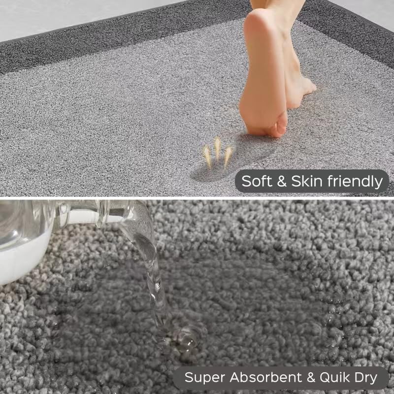 Machine Washable Kitchen Rug 32" x 48", Non Slip Indoor Door Rug, Absorbent Entrance Runner Rug for Bedroom, Hallway, Bathroom, Floor