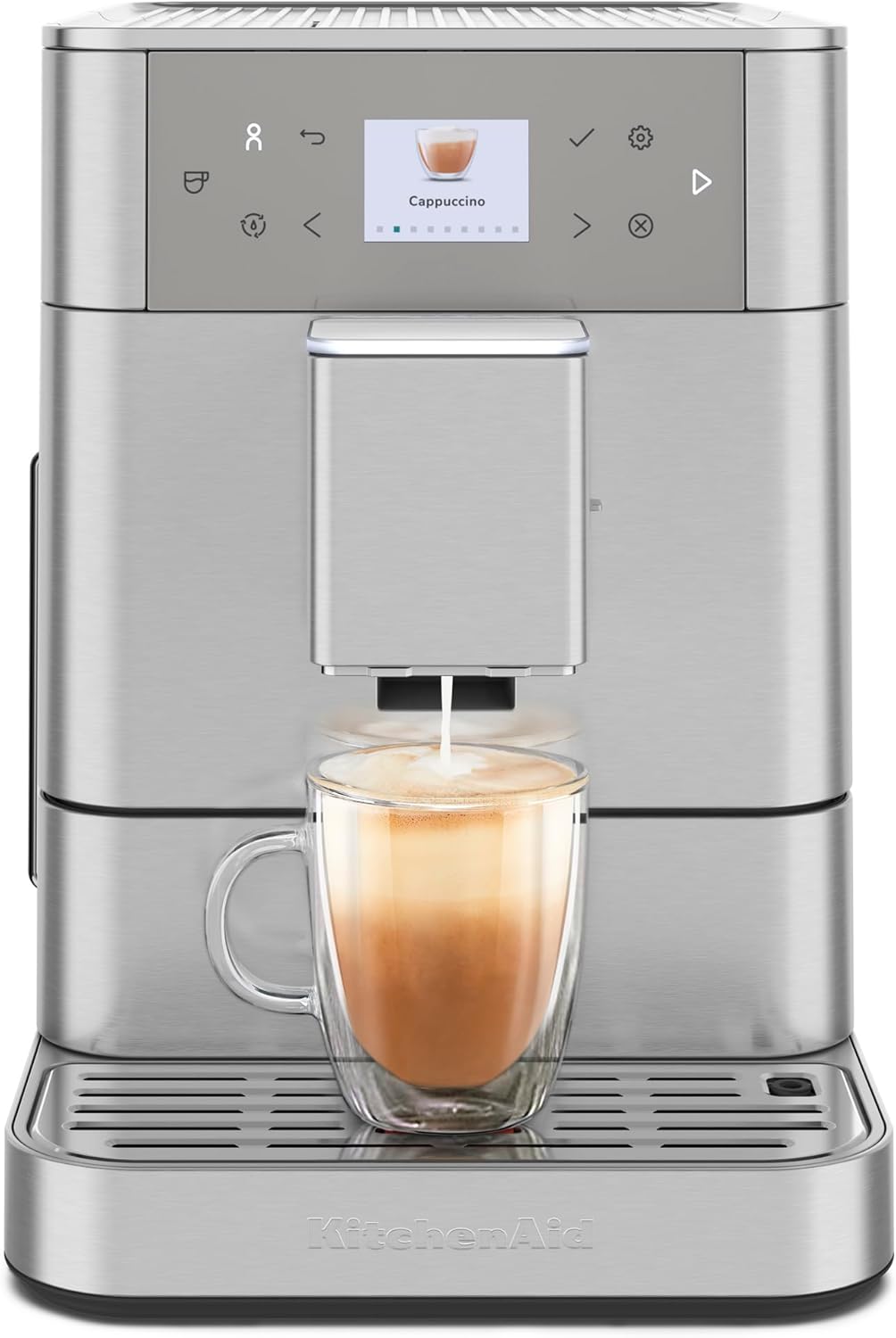 KitchenAid Fully Automatic Espresso Machine KF6, KES8556SX, Stainless Steel