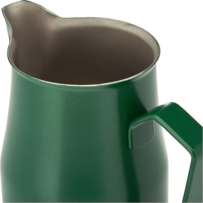 Mettallurgica Motta Europa 25.4 oz Professional Frothing Pitcher, Green