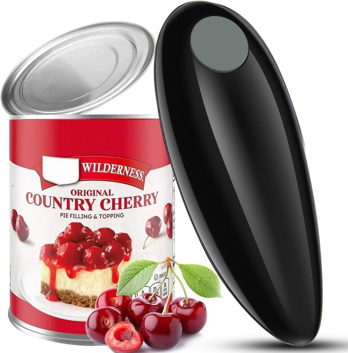 Electric Can Opener, Automatic Handheld One-touch Can opener, Smooth Edge Kitchen Gadget Can Openers for Seniors with Arthritis