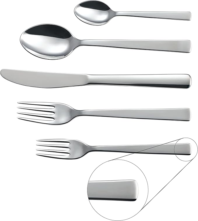 Tramontina 20 Piece Silverware Set - Oslo Utensils Set
