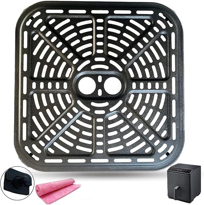 6.8QT Air Fryer Rack for COSORI Pro III Dual Blaze Air Fryers, Upgraded Air Fryer Tray Grill Crisper Plate Pan Insert Grate Grid Shelf for 6.8QT COSORI Air Fryer, Nonstick, Dishwasher Safe