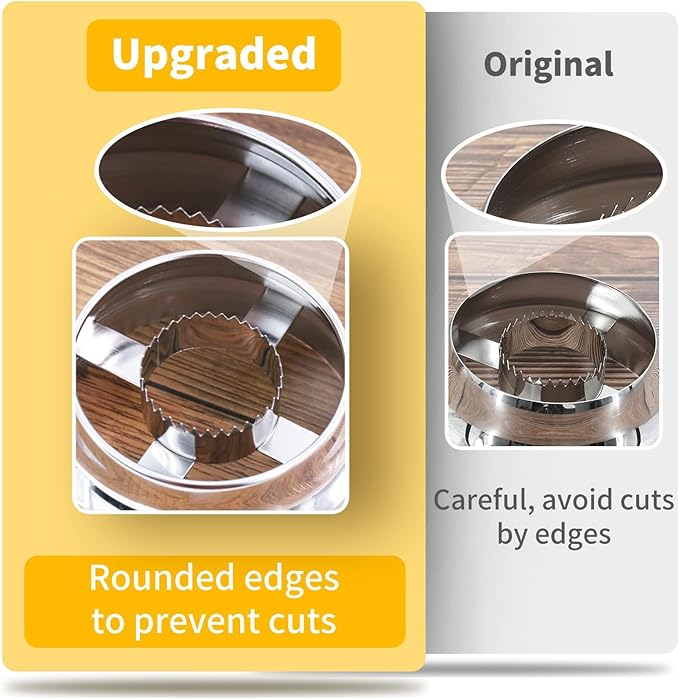 Newness Corn Stripper Peeler & Cutter with Cup, 304 Stainless Steel Cob Thresher, Off-Cob Kernel Remover & Slicer with Serrated Blade for Home & Kitchen