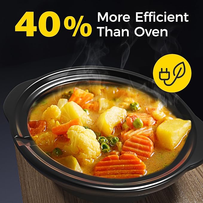 3 * 1.5 Quarts Triple Slow Cooker, Buffet Server & Warmer with 3 Removable Ceramic Pots, 3 Adjustable Temp Settings & 3 Metal Lid Rests, Stainless Steel, Silver
