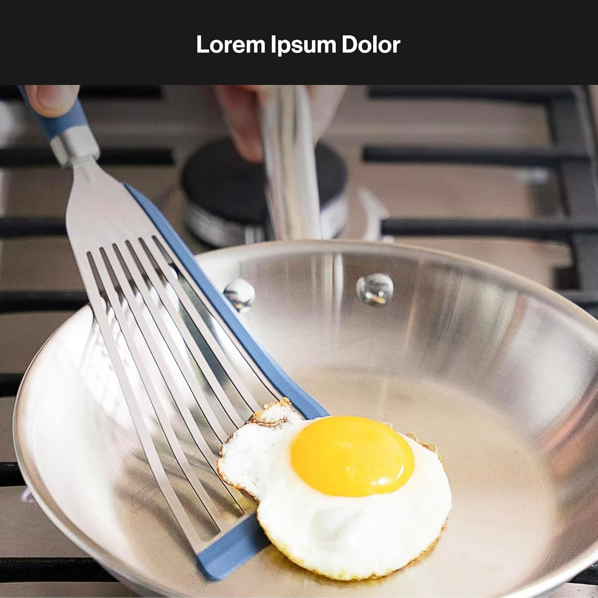 Misen Fish Silicone Spatula - Slotted Turner for Cooking - Perfect for Frying - Heat Resistant - Dishwasher Safe -1mm Thick Flexible Flipper - Soft Silicone Grip Handle for Easy Use