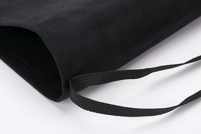 Chef’s Knife Roll Case, Waxed Canvas Cutlery Knives Holders Protectors, Home Kitchen Cooking Tools And Utensils Wrap Bag Wallet, Multi-Purpose Brush Roll Bag, Travel Tool Roll Pouch