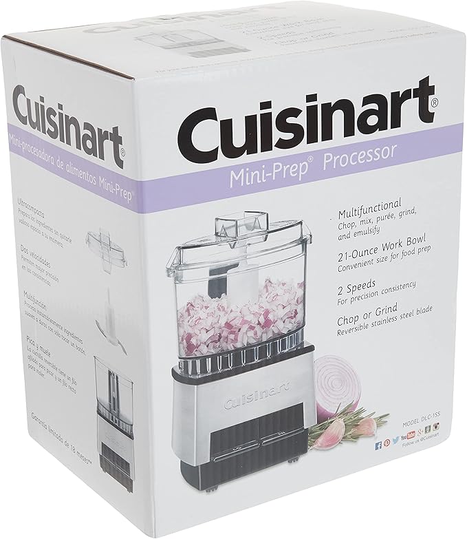 Cuisinart Mini PREP Food Processor Custom, 2.63 Cup, Silver
