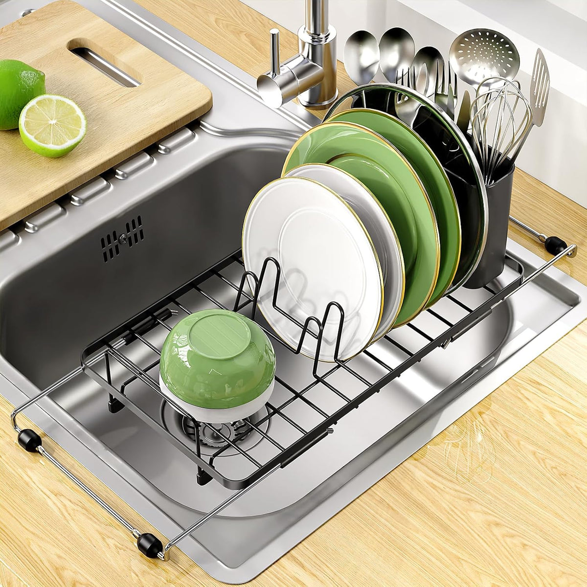 Extendable Dish Drying Rack Small