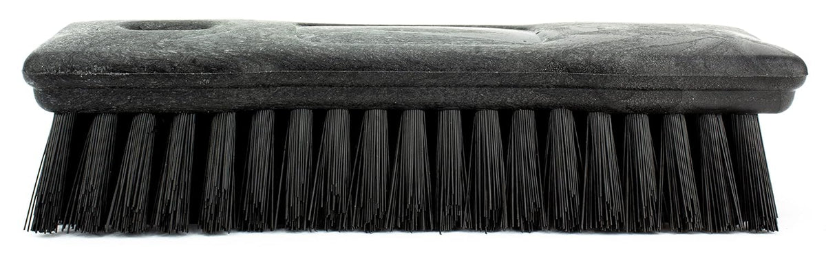 SPARTA Comfort Grip Scrub Brush Hand Brush for Bathroom, Kitchens, Countertop, Plastic, 8 Inches, Black
