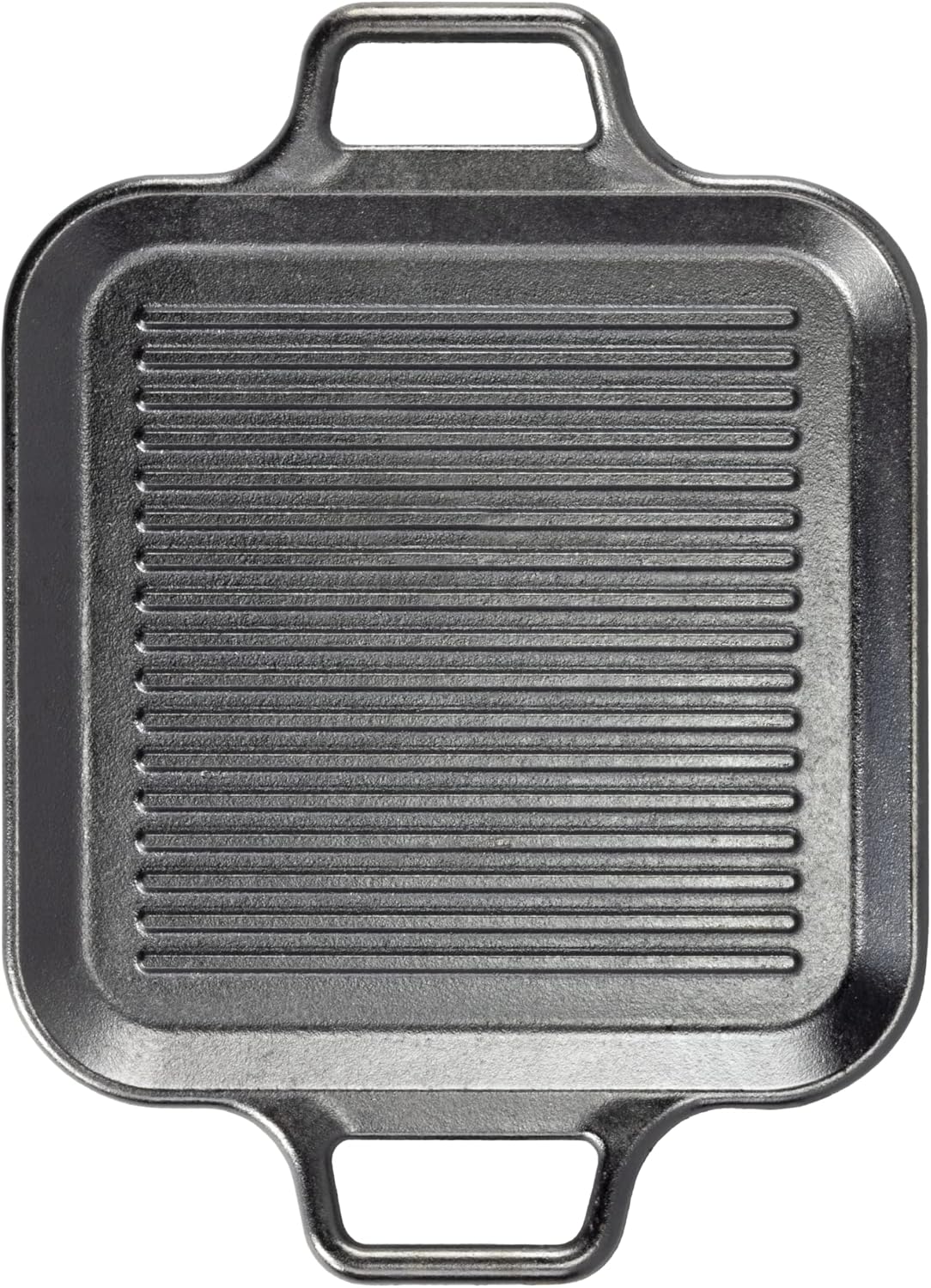 Lodge BOLD 12 Inch Seasoned Cast Iron Grill Pan with Loop Handles; Design-Forward Cookware