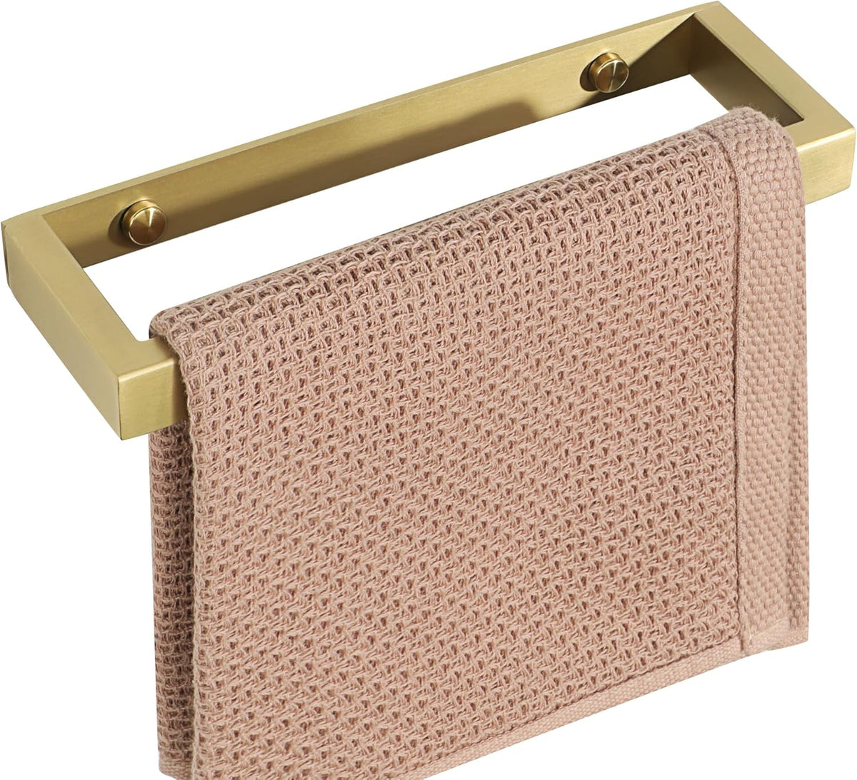 Alise Bath Towel Bar,Wall Mount Towel Holder Towel Rack Towel Hanger for Bathroom Lavatory,8 Inch SUS304 Stainless Steel Towel Rail,Brushed Gold,GJF020-G