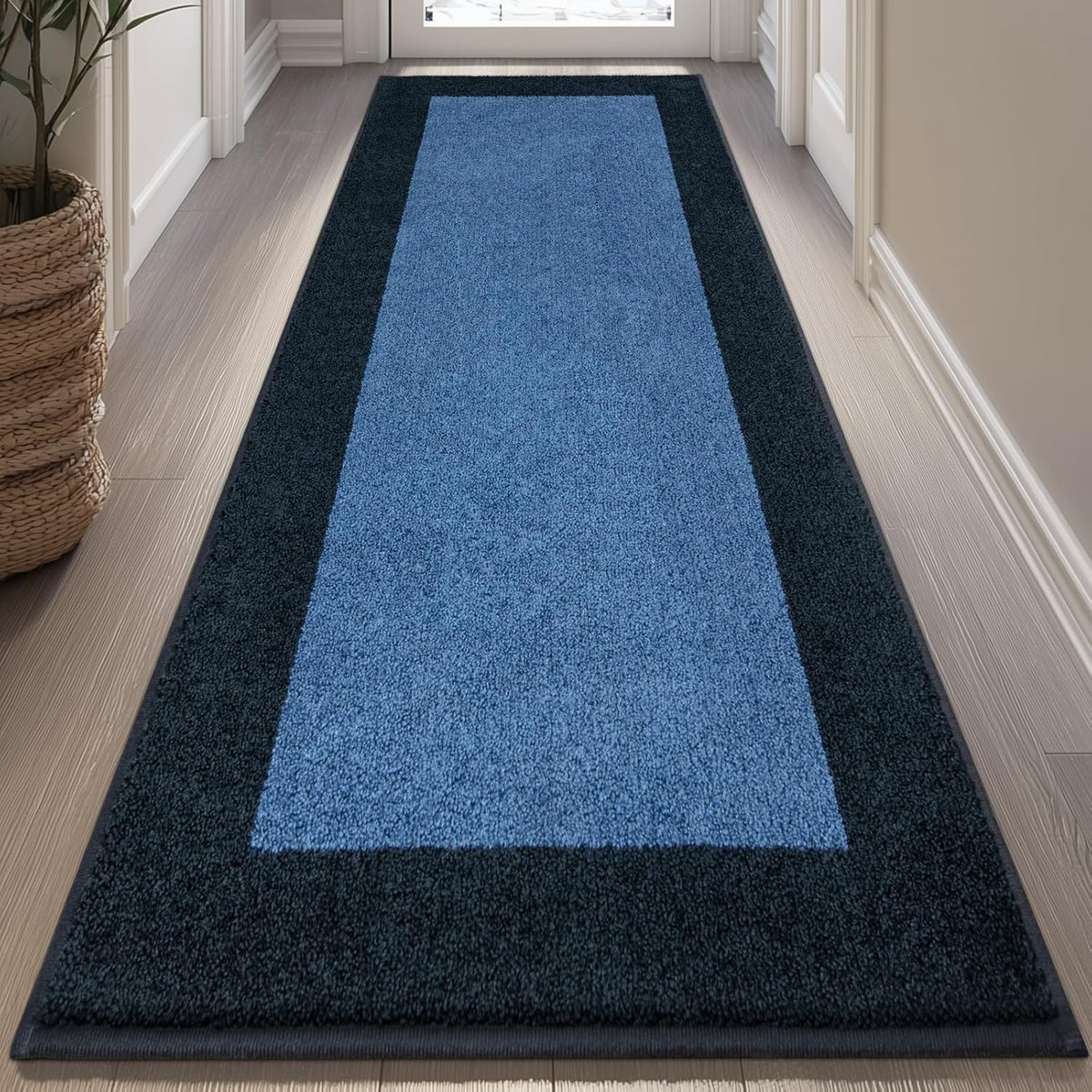 Machine Washable Kitchen Rug 32" x 70", Non Slip Indoor Door Rug, Absorbent Entrance Runner Rug for Bedroom, Hallway, Bathroom, Floor (Roll Packing)