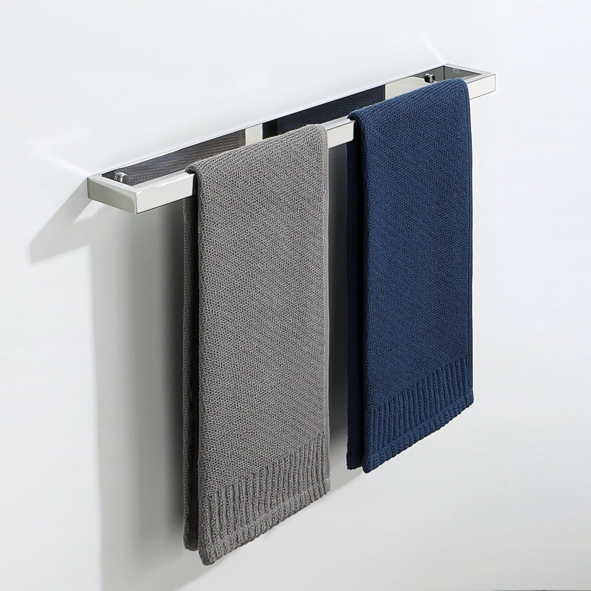 Alise Bath Towel Bar,Wall Mount Towel Holder Towel Rack Towel Hanger for Bathroom Lavatory,20 Inch SUS304 Stainless Steel Towel Rail,Polished Chrome GJF050-C