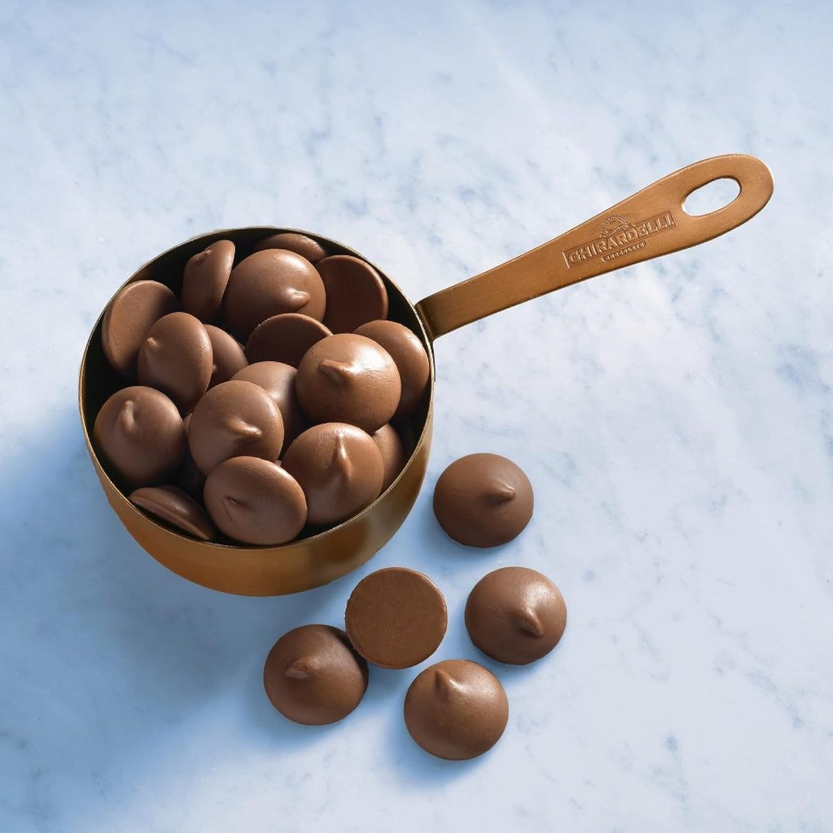 Ghirardelli Chocolate Company Milk Chocolate Wafers, 5lb (Pack of 2)