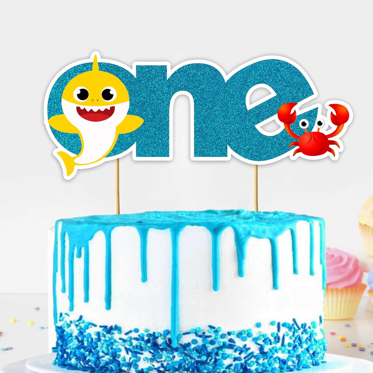 Seyal® Bby Shrk One Cake Topper