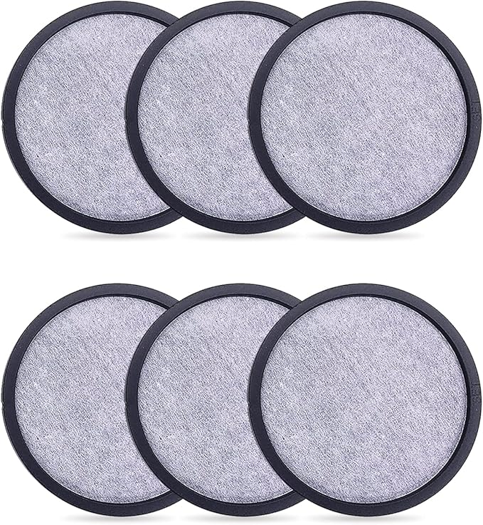 6-Pack Replacement Charcoal Water Filter Discs for Mr. Coffee Brewers Coffee Machines