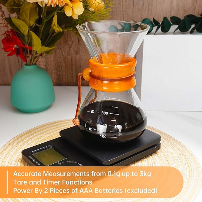 SuperCook Pour Over Coffee Kit, Coffee Maker Set, All in One Hand Drip Coffee Set, Coffee Grinder Manual Set, Ideal for Anniversary Birthday Gift