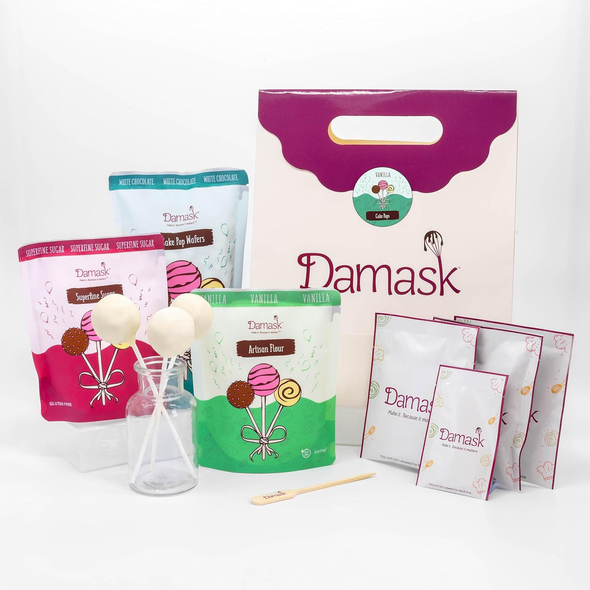 Classic Vanilla Cake Pop Kit - White Chocolate Coating