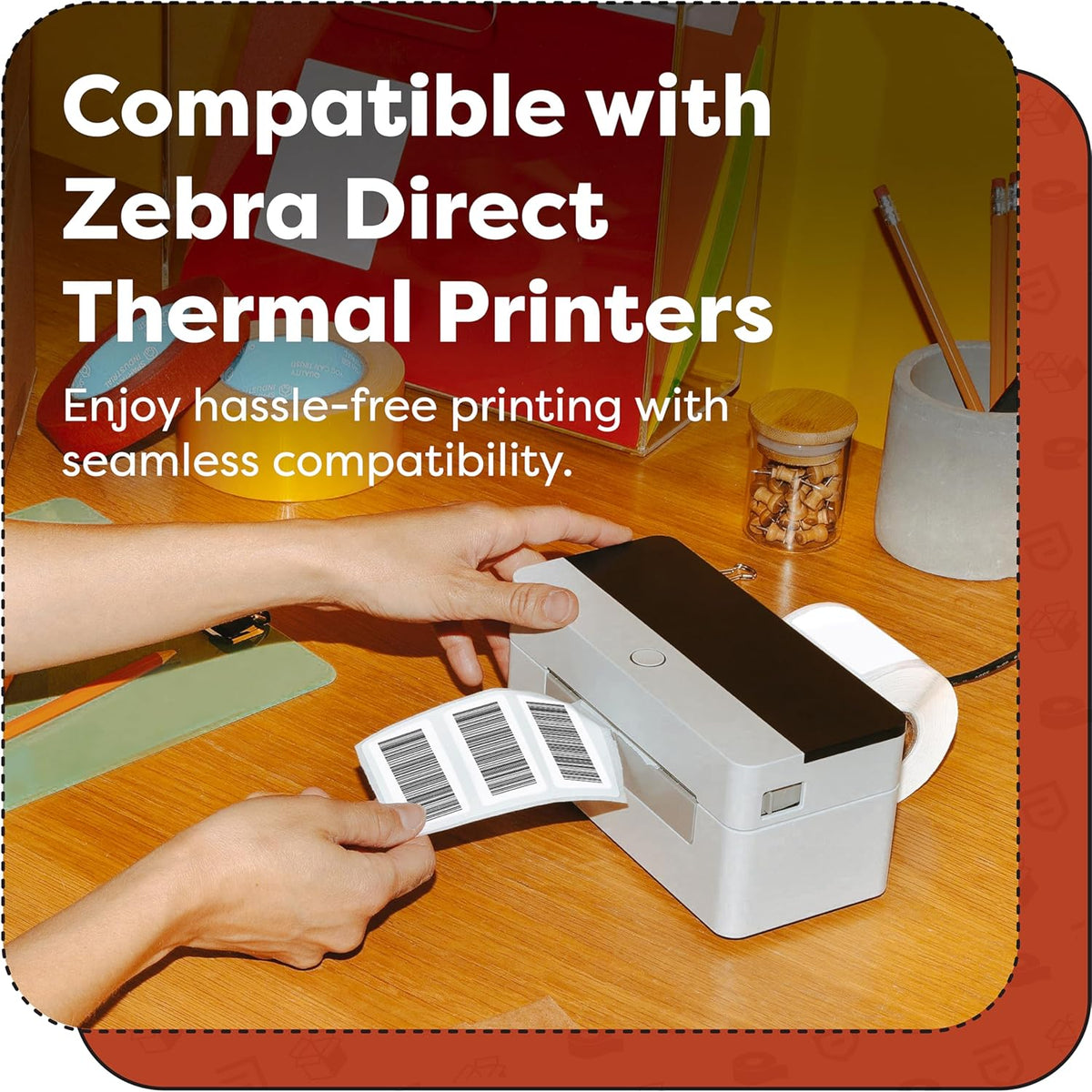 Aegis Adhesives - 1” X ½” Direct Thermal Labels for Small Price Tags, Return Address, File Folder, Compatible with Zebra Desktop Printers - NOT Rollo Compatible (12 Rolls, 2400 Labels/Roll)